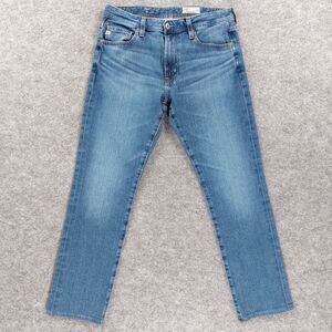 AG Adriano Goldschmied Jeans Women's Sz 31 Blue Everett Slim Straight Denim 360